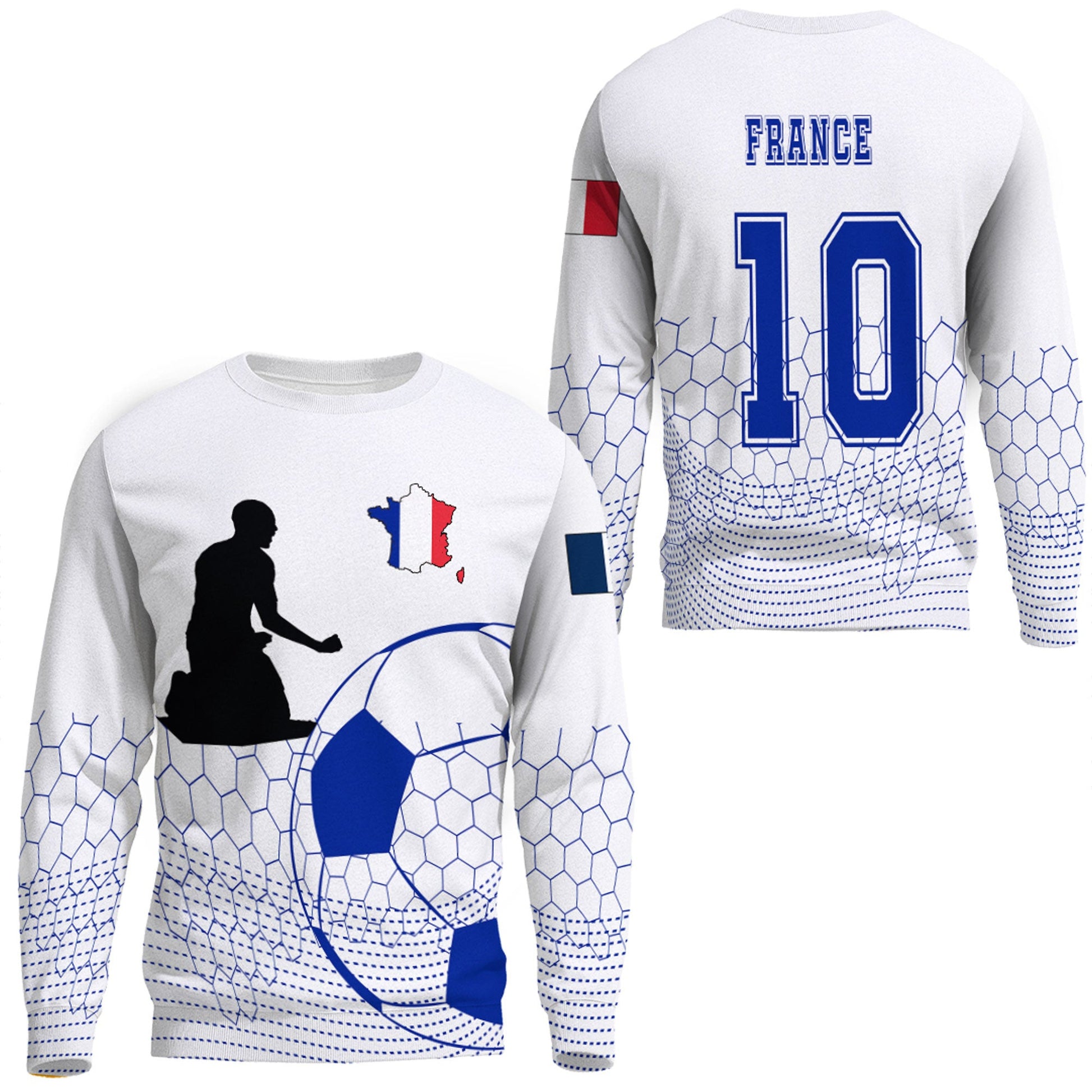 Clothing France Soccer Jersey Style White Version Sweatshirts