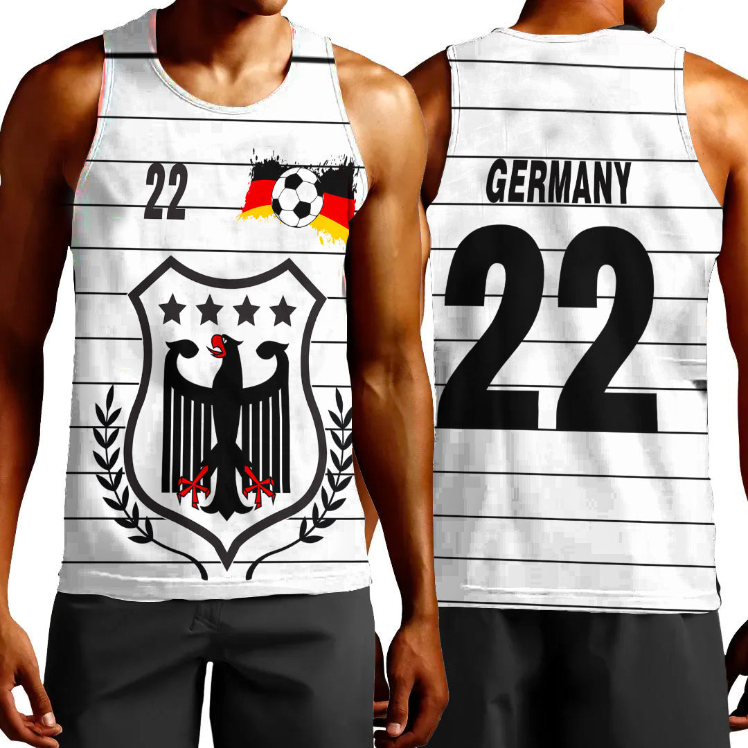 Clothing Germany Soccer Jersey Style Tank Top