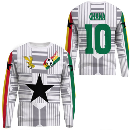 Clothing Ghana Soccer Jersey Style Sweatshirts