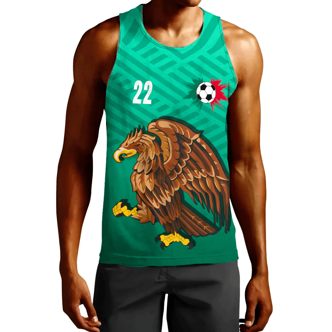 Clothing Mexico Soccer Jersey Style Tank Top