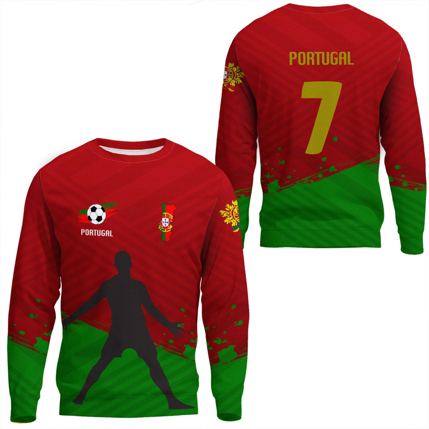 Clothing Portugal Special Soccer Jersey Style Sweatshirts