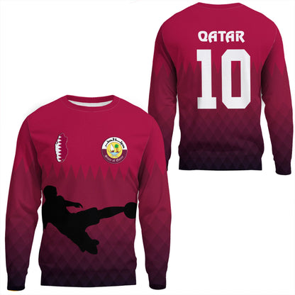 Clothing Qatar Special Soccer Jersey Style Sweatshirts