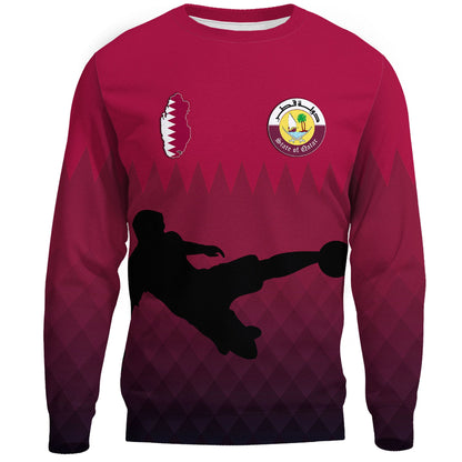 Clothing Qatar Special Soccer Jersey Style Sweatshirts