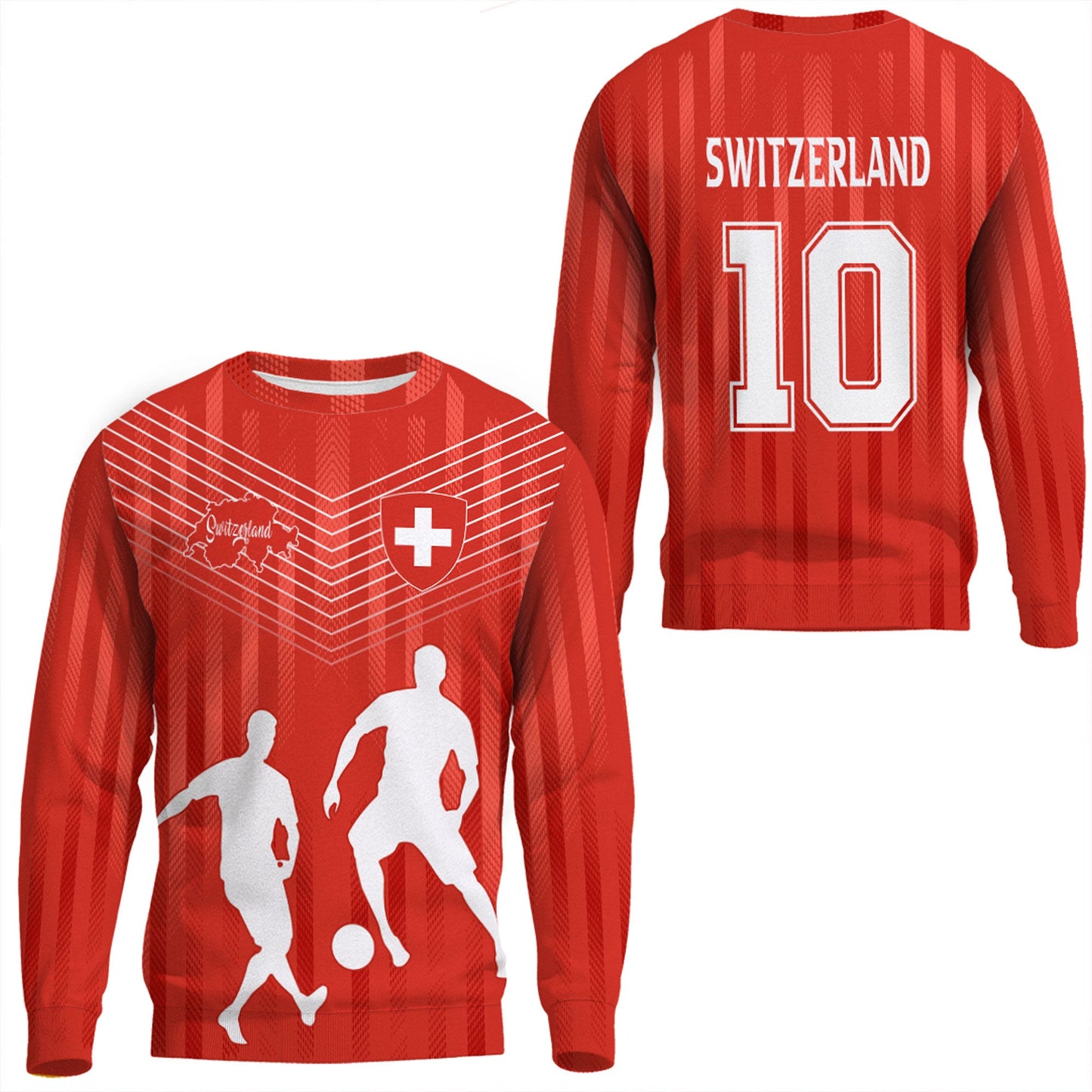 Clothing Switzerland Special Soccer Jersey Style Sweatshirts