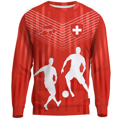Clothing Switzerland Special Soccer Jersey Style Sweatshirts
