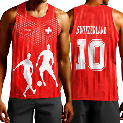Clothing Switzerland Special Soccer Jersey Style Tank Top