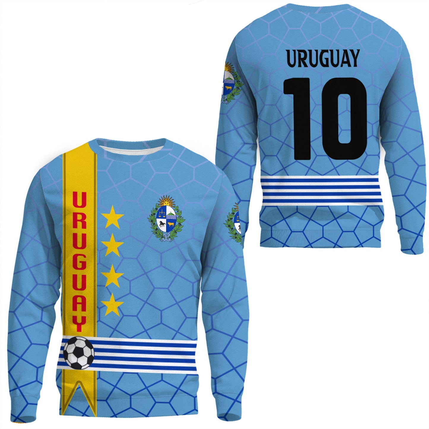Clothing Uruguay Special Soccer Jersey Style Sweatshirts
