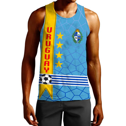 Clothing Uruguay Special Soccer Jersey Style Tank Top