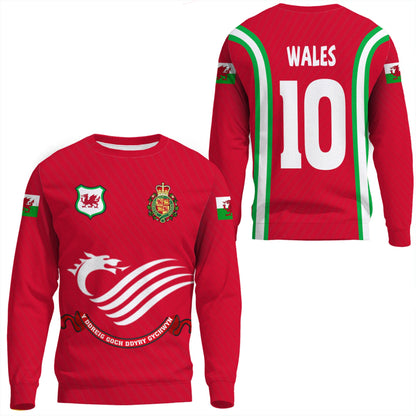 Clothing Wales Special Soccer Jersey Style Sweatshirts