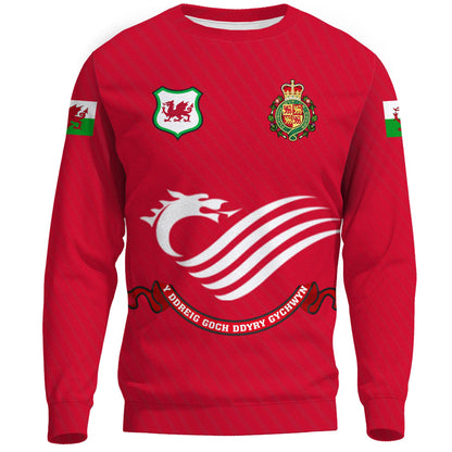 Clothing Wales Special Soccer Jersey Style Sweatshirts