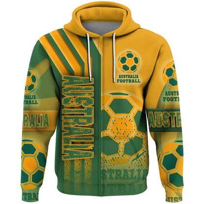 Sport Australia Soccer Zip Hoodie