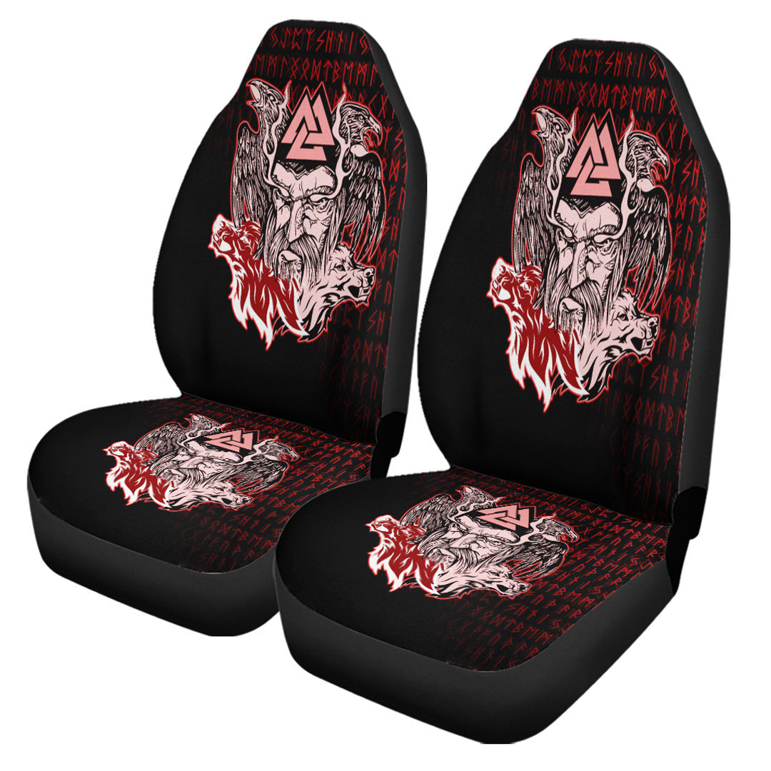 Car Seat Covers Odin Viking Red Car Seat Covers