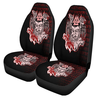 Car Seat Covers Odin Viking Red Car Seat Covers