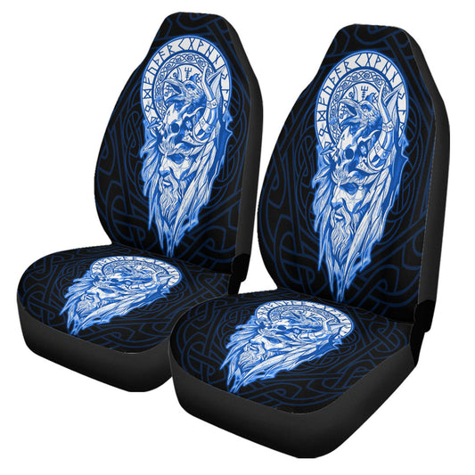 Car Seat Covers Viking Odin Blue Car Seat Covers