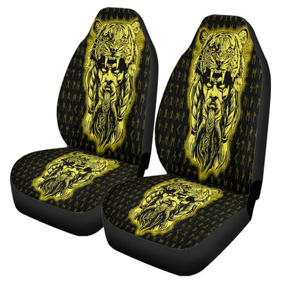 Car Seat Covers Wolf Odin Viking Gold Car Seat Covers