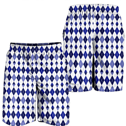 Clothing Argyle Blue 1 Men Short