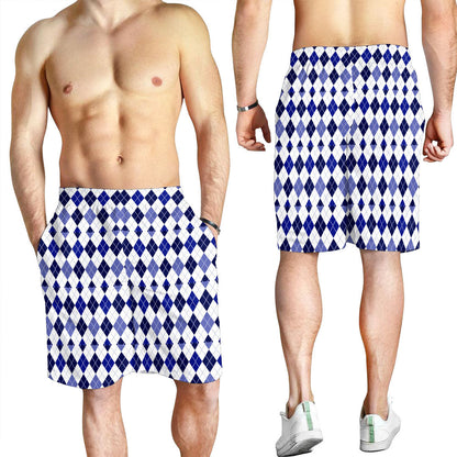 Clothing Argyle Blue 1 Men Short