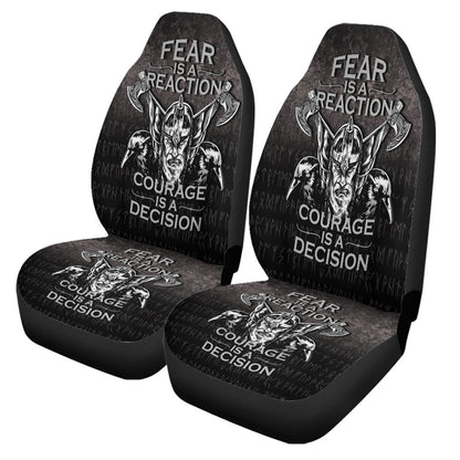 Car Seat Covers Fear Is A Reaction Courage Is A Decision Car Seat Covers