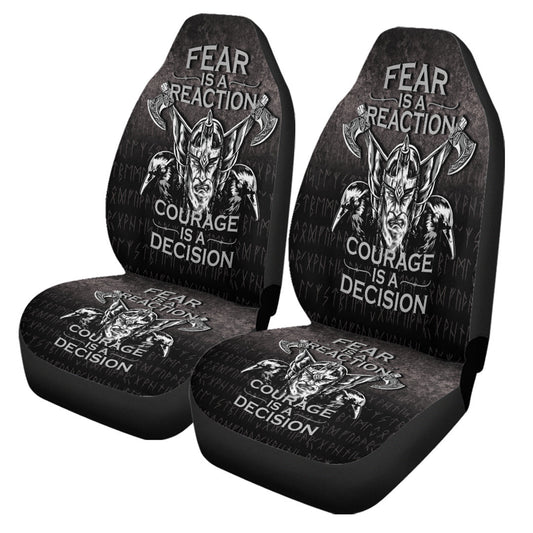 Car Seat Covers Fear Is A Reaction Courage Is A Decision Car Seat Covers