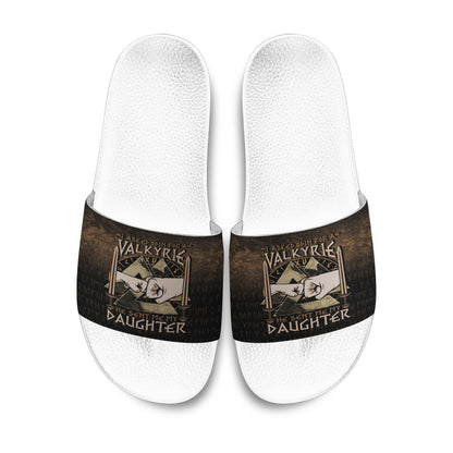 Slide Sandals I Asked Odin For A Valkyrie He Sent Me My Daughter Slide Sandals