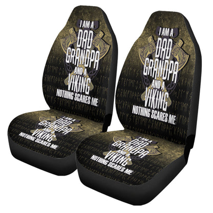 Car Seat Covers Dad Viking Fathers Day Warrior Car Seat Covers
