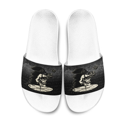 Slide Sandals Valhalla Skull Ravens Slide Sandals