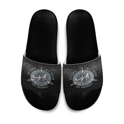 Slide Sandals In Odin We Trust Slide Sandals