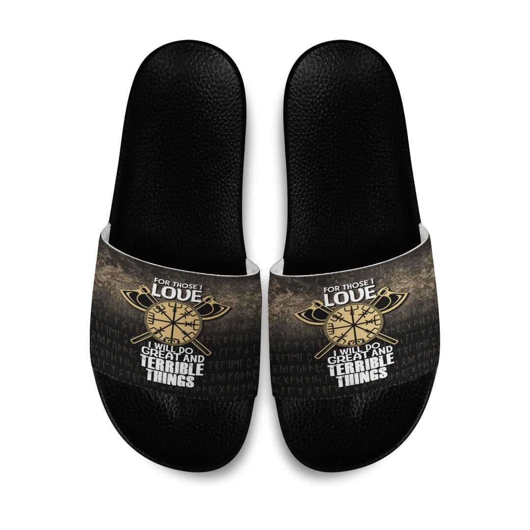 Slide Sandals For Those I Love I Will Do Great And Terrible Things Slide Sandals