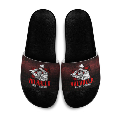 Slide Sandals Valhalla Here I Come Viking Slide Sandals