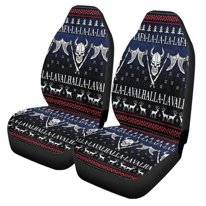 Car Seat Covers Ugly Christmas Viking Fa La La La La Valhalla La Car Seat Covers