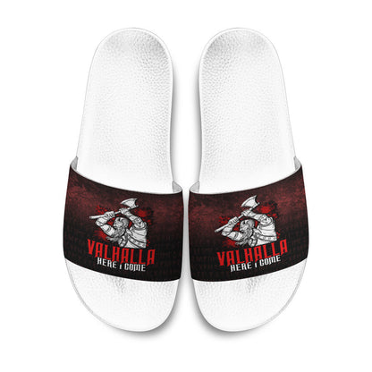 Slide Sandals Valhalla Here I Come Viking Slide Sandals