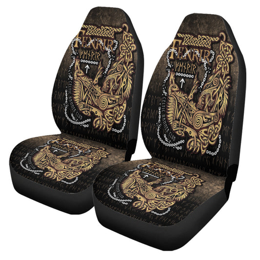 Car Seat Covers Fenrir Ragnarok Viking Monster Wolf Car Seat Covers