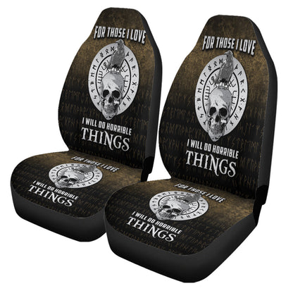 Car Seat Covers For Those I Love I Will Do Horrible Things 2 Car Seat Covers