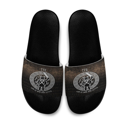 Slide Sandals Tyr God Of War And Justice Slide Sandals