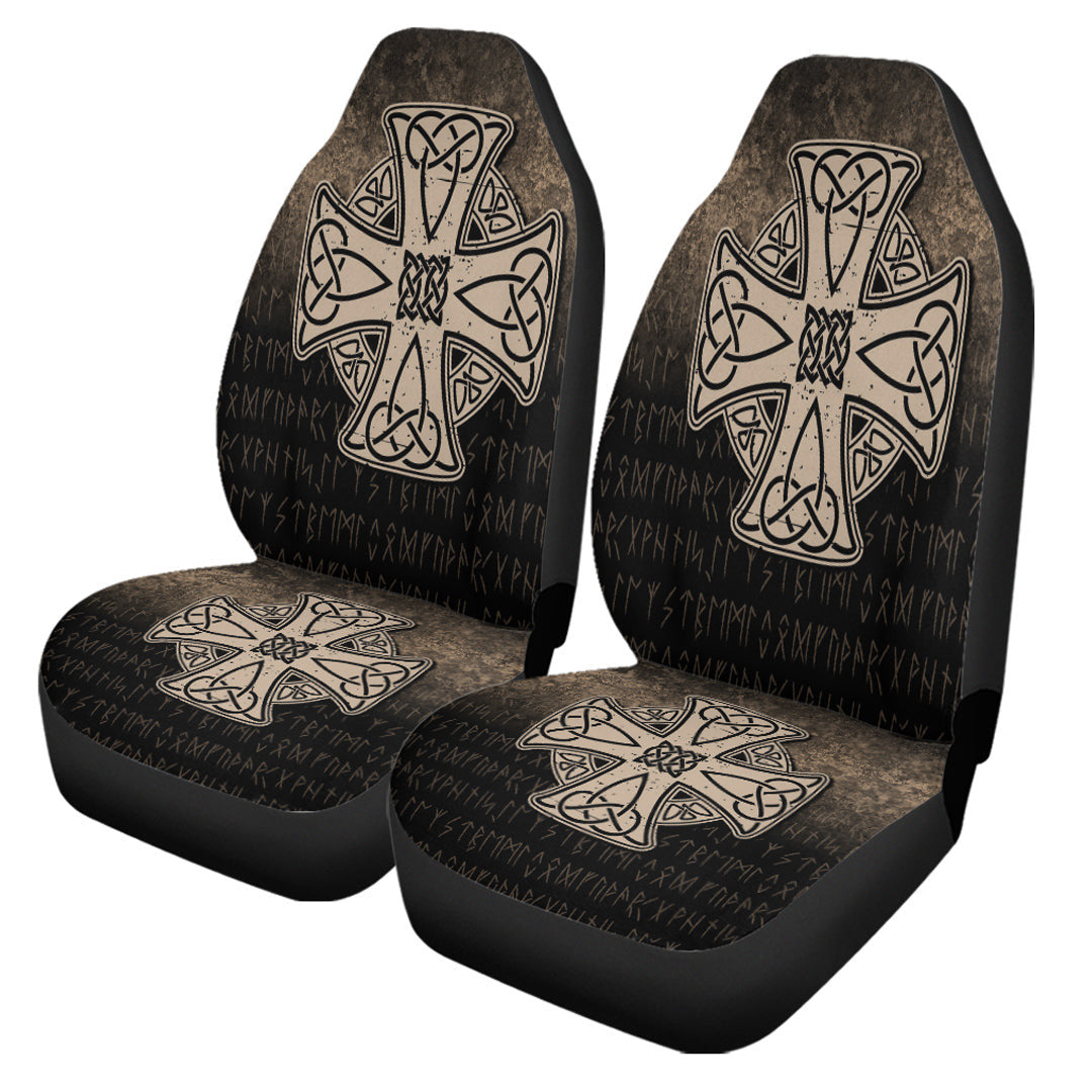 Car Seat Covers Celtic Symbol Norse Mythology Valhalla Car Seat Covers