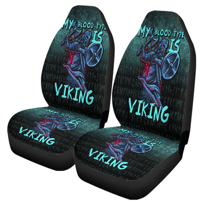 Car Seat Covers Blood Type Viking Axe Warrior Valhalla Car Seat Covers