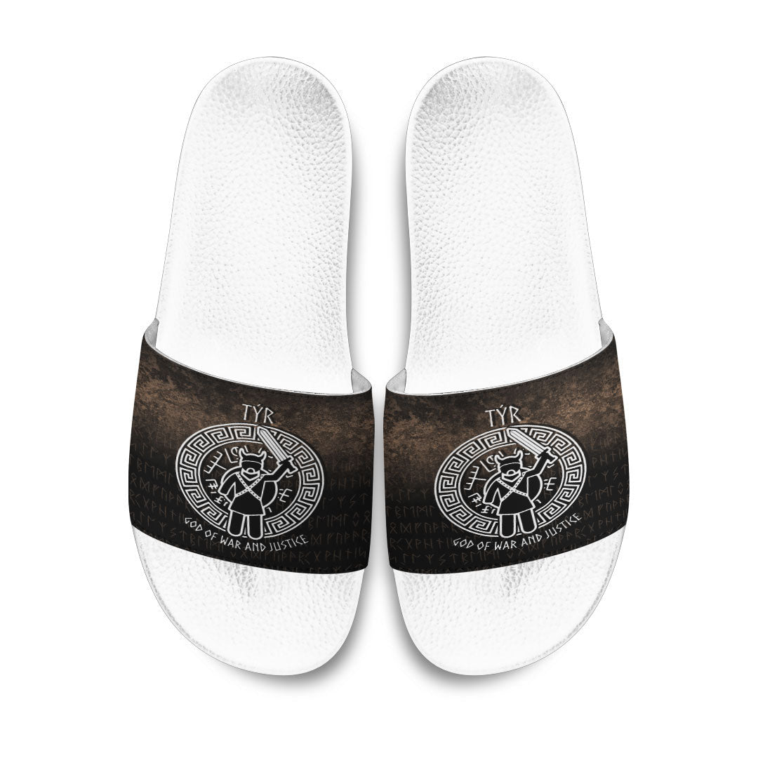 Slide Sandals Tyr God Of War And Justice Slide Sandals