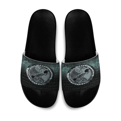 Slide Sandals Fenrir the Wolf Slide Sandals