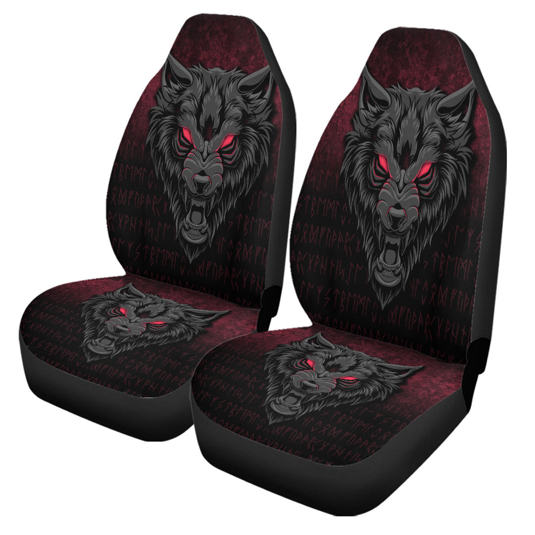 Car Seat Covers Fenrirwolfvikingsymbolnorsemythologie Car Seat Covers