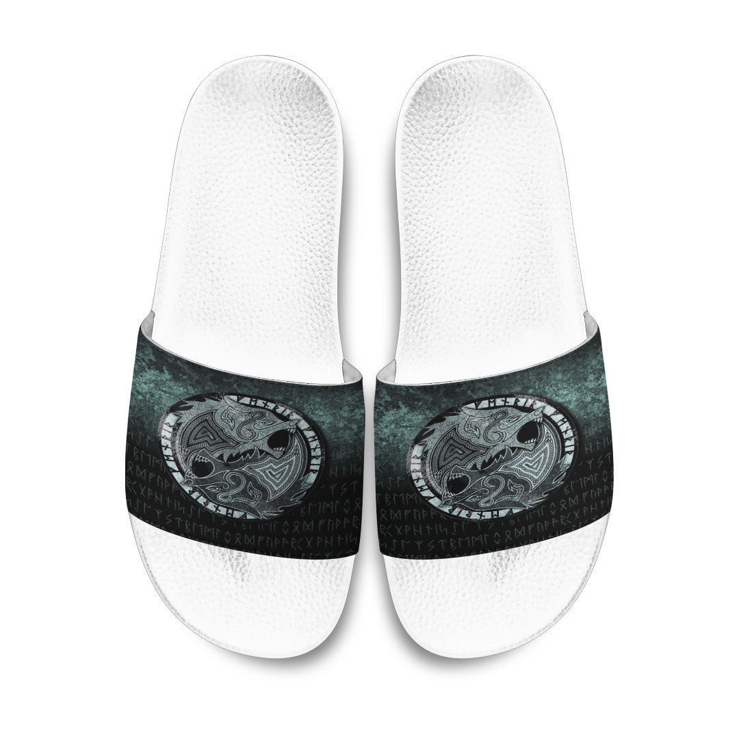 Slide Sandals Fenrir the Wolf Slide Sandals