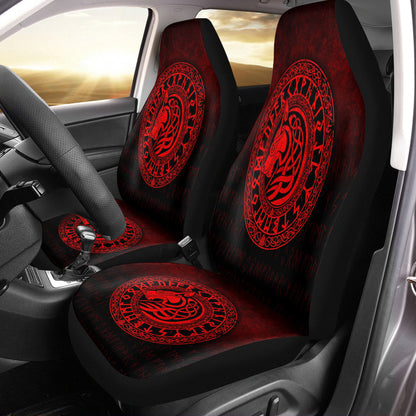 Maori 2021 Car Seat Covers Purple Aotearoa Tattoo