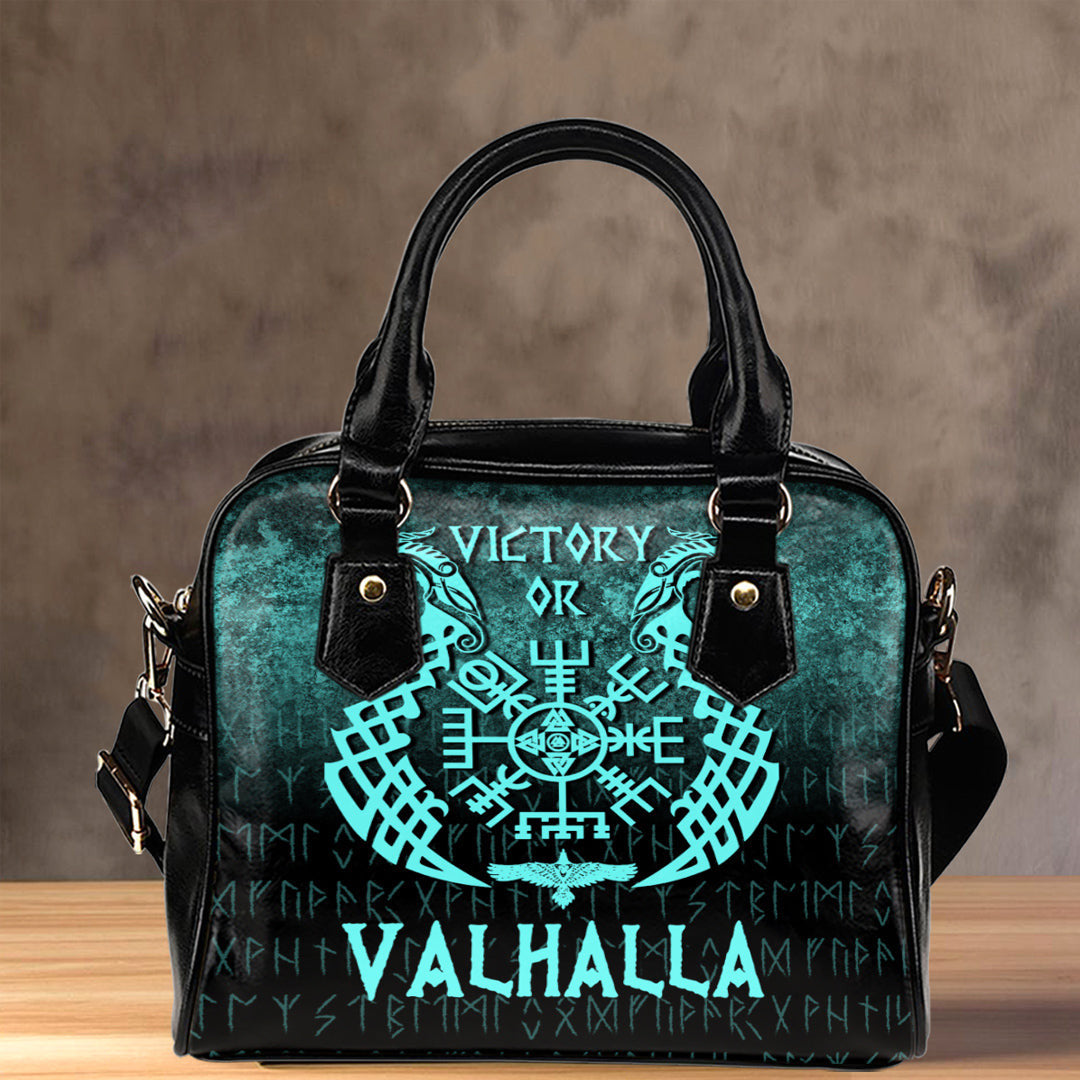 Shoulder Handbag Victory Or Valhalla Cyan Version Shoulder Handbag