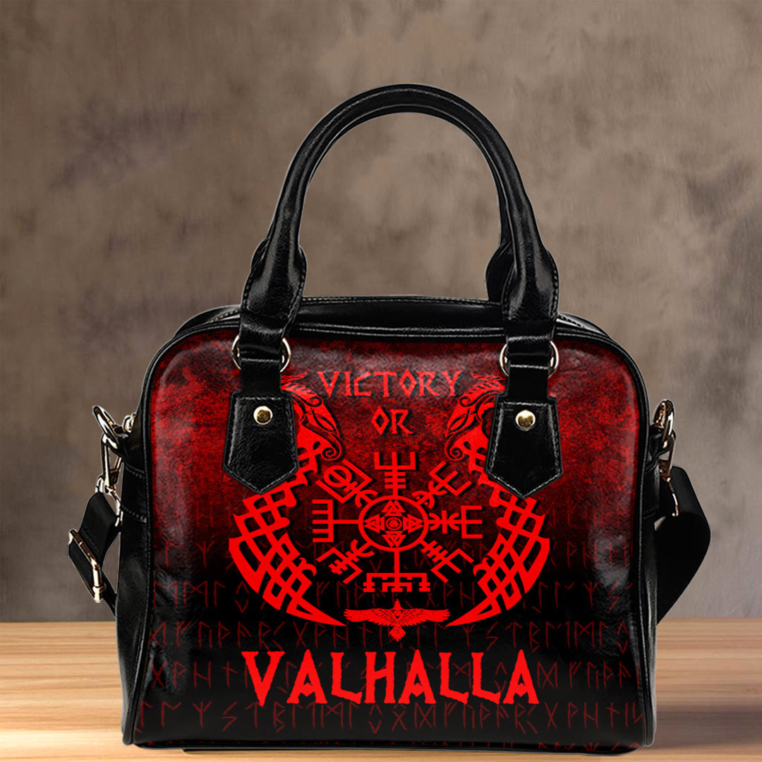 Shoulder Handbag Victory Or Valhalla Red Version Shoulder Handbag