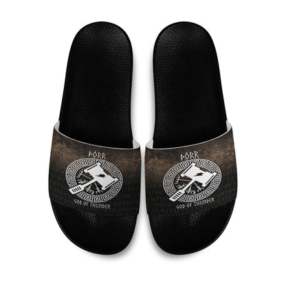 Slide Sandals Porr God Of Thunder Slide Sandals