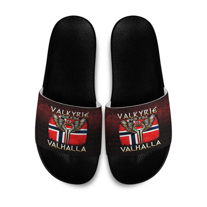 Slide Sandals Valkyrie Your Ride to Valhalla Norway Slide Sandals