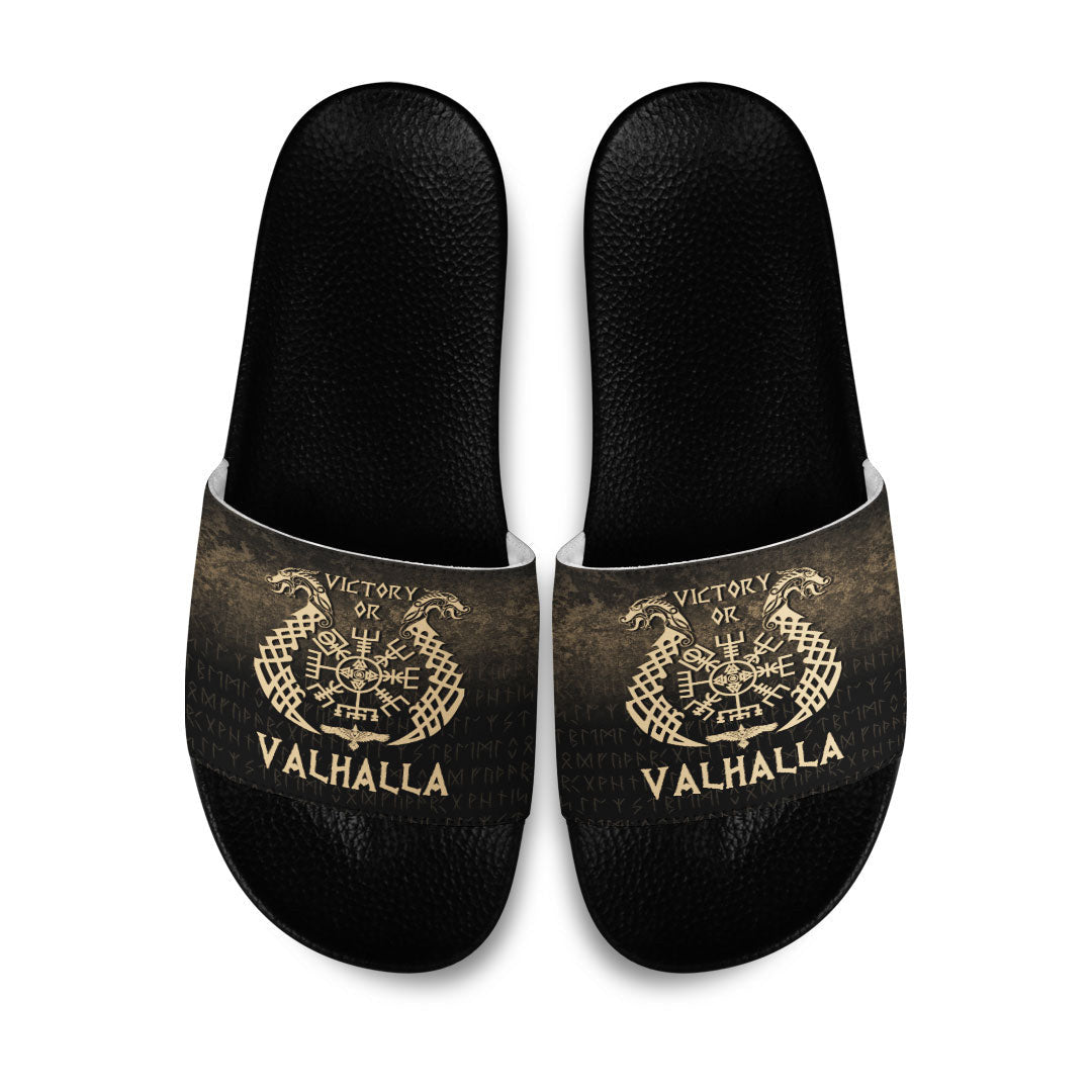 Slide Sandals Victory or Valhalla Gold Version Slide Sandals