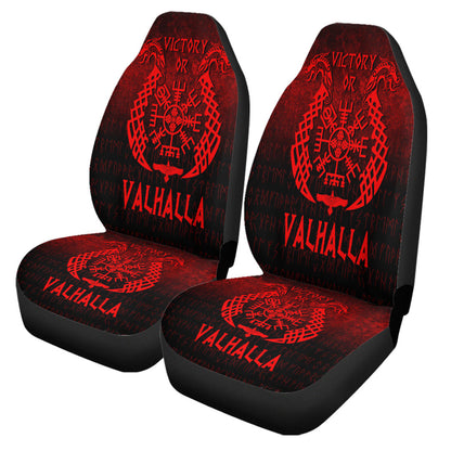 Car Seat Covers Victory Or Valhalla Red Version Car Seat Covers