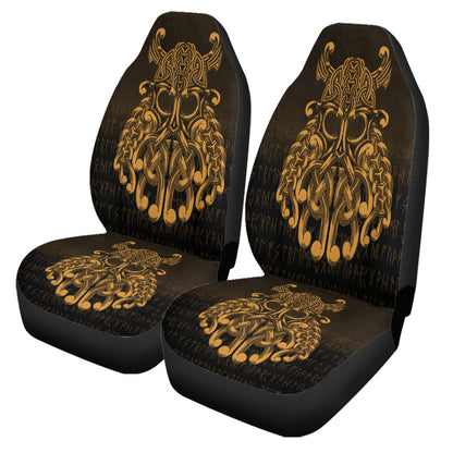 Car Seat Covers Vikings Odin Valhalla Gold Version Car Seat Covers