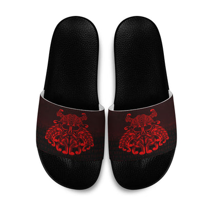 Slide Sandals Vikings Odin Valhalla Red Version Slide Sandals