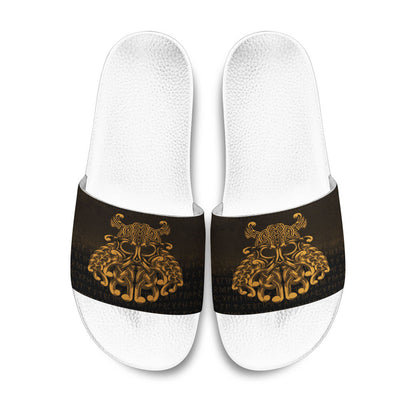 Slide Sandals Vikings Odin Valhalla Gold Version Slide Sandals
